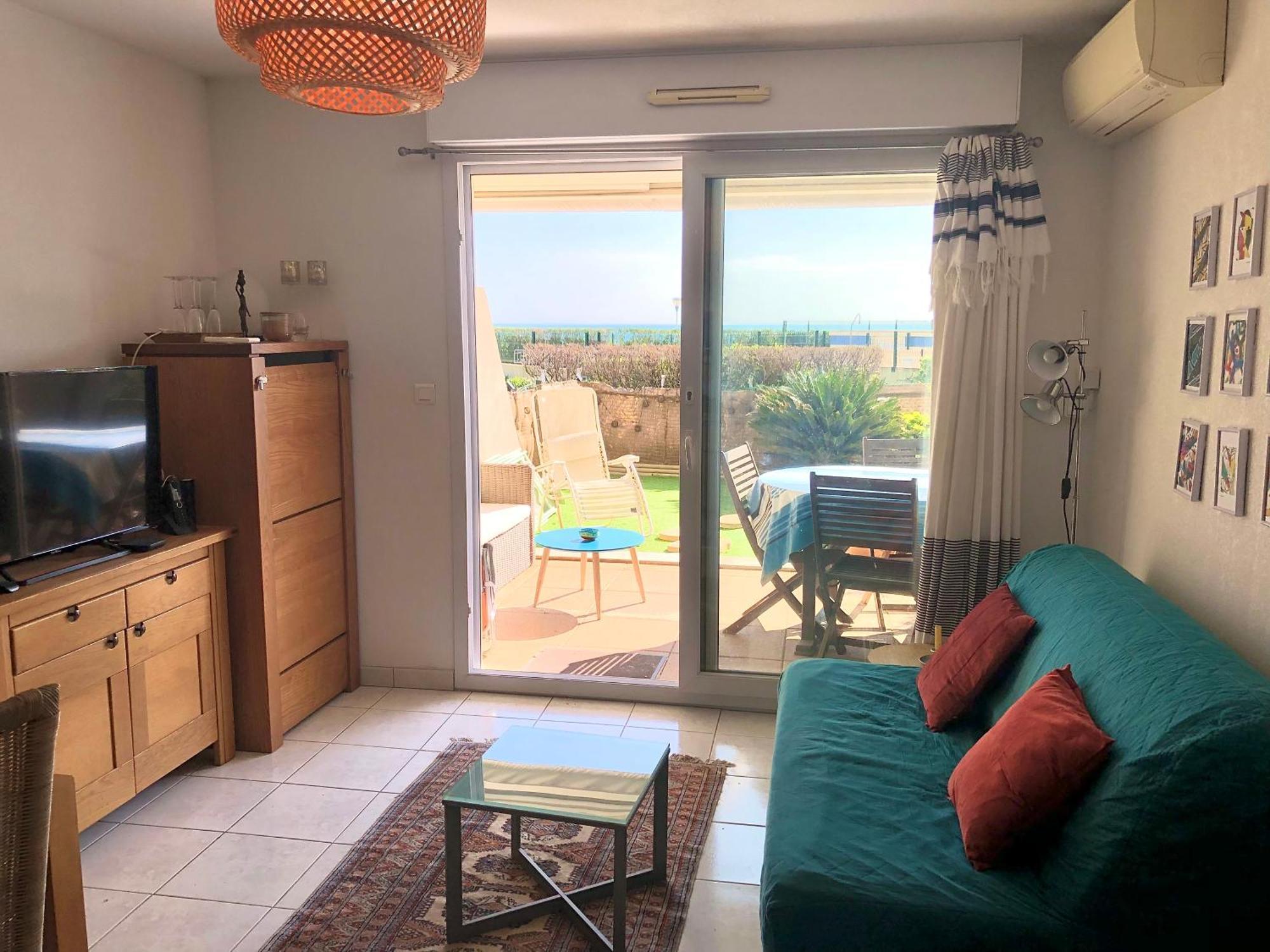 Le Jardin De La Plage - T2 - Terrasse Jardin 30M2 - Piscine - Clim- Wifi -Parking Canet-en-Roussillon Exterior foto